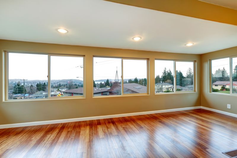 Picture Windows in a Modern Home